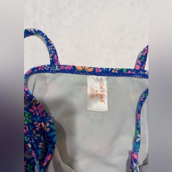 Set of 6 Girls Cat&Jack 1-Piece Swimsuits- Size Medium (8) - Picture 14 of 15